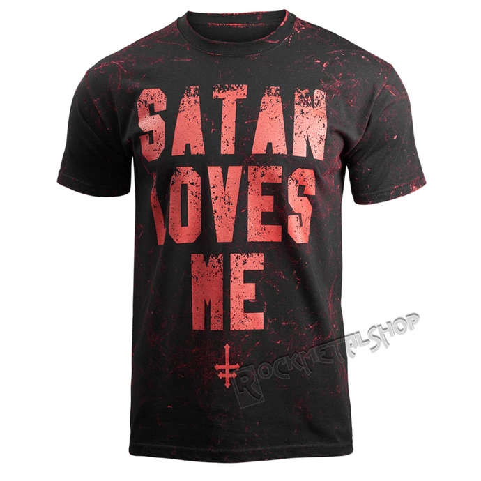 T-shirt Hardcore Men's - SATAN LOVES ME - AMENOMEN 3 T-shirt Hardcore Men's - SATAN LOVES ME - AMENOMEN