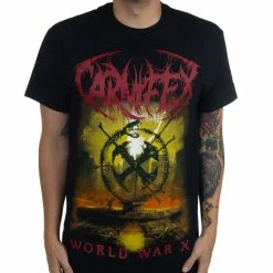 Men's T-shirt Carnifex - World War X - Black - INDIEMERCH