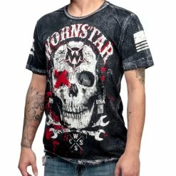 T-shirt Hardcore Men's - Death Mechanic - WORNSTAR -Men T-Shirts Online Store 91258 3