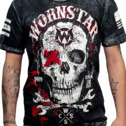 T-shirt Hardcore Men's - Death Mechanic - WORNSTAR -Men T-Shirts Online Store 91258 4