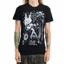 T-shirt Gothic And Punk Men's - MOUSEY - TOO FAST