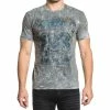 T-shirt Hardcore Men's - Ramstein Ramblers - AFFLICTION 2 T-shirt Hardcore Men's - Ramstein Ramblers - AFFLICTION -Men T-Shirts Online Store A17876 Graphite Foil L