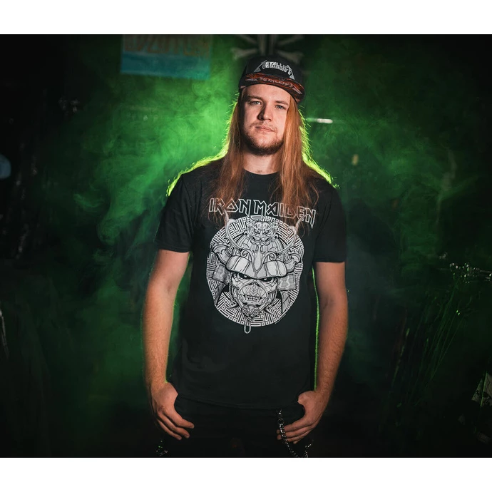 Men's T-shirt Iron Maiden - Samurai Graphic - White BL - ROCK OFF 4 Men's T-shirt Iron Maiden - Samurai Graphic - White BL - ROCK OFF - Image 2