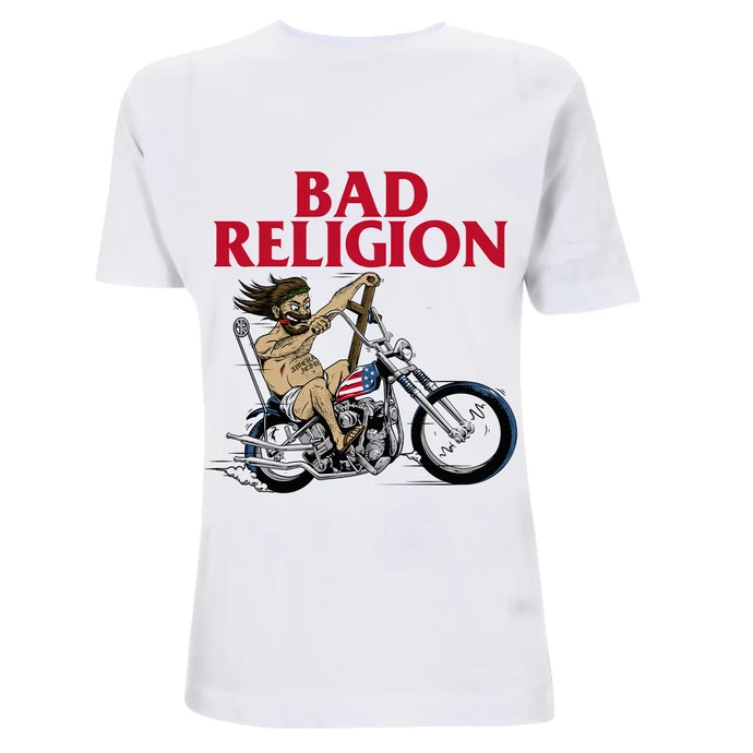 Men's T-shirt Bad Religion - American Jesus -White Heavy 3 Men's T-shirt Bad Religion - American Jesus -White Heavy