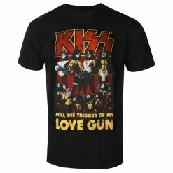 T-shirt Metal Men's Kiss - Love Gun - ROCK OFF