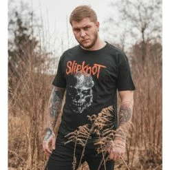 Men's T-shirt Slipknot - Gray Chapter Skull - BL - ROCK OFF -Men T-Shirts Online Store DSC05029