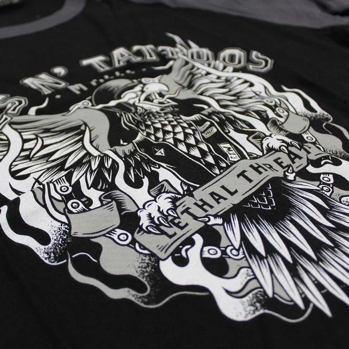 T-shirt Hardcore Men's - TIRES N TATTOOS - LETHAL THREAT 7 T-shirt Hardcore Men's - TIRES N TATTOOS - LETHAL THREAT - Image 5