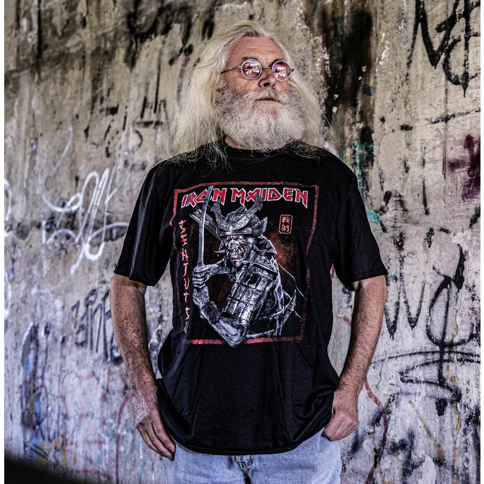 Men's T-shirt Iron Maiden - Senjutsu Cover Distressed - Red BL - ROCK OFF 4 Men's T-shirt Iron Maiden - Senjutsu Cover Distressed - Red BL - ROCK OFF - Image 2