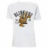 Men's T-shirt Blink 182 - College Mascot - White -Men T-Shirts Online Store Kopirovat z Bad Religion American Jesus White Tee Visual RTBADTSWAME