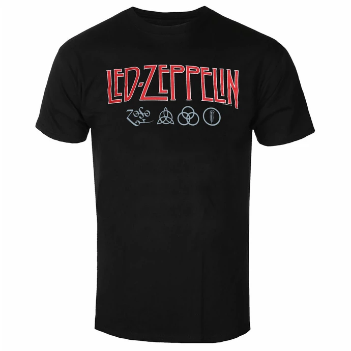 Men's T-shirt Led Zeppelin - Logo & Symbols - Black 3 Men's T-shirt Led Zeppelin - Logo & Symbols - Black