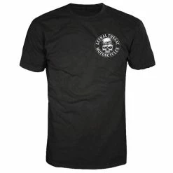 Men's T-shirt LETHAL THREAT - Loud Pipes Bandana Skull - Black -Men T-Shirts Online Store LT20263 FRONT 900x