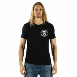 Men's T-shirt LETHAL THREAT - Loud Pipes Bandana Skull - Black -Men T-Shirts Online Store LT20263 LOUD PIPES BANDANA FRONT 900x
