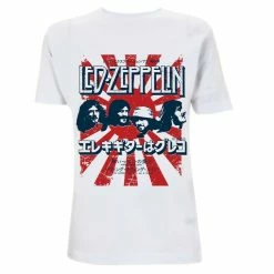 Men's T-shirt Led Zeppelin - Japanese Burst - White