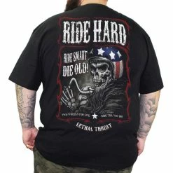 T-shirt Hardcore Men's - RIDE HARD - LETHAL THREAT -Men T-Shirts Online Store Product Number LT20536 900x