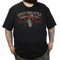 T-shirt Hardcore Men's - OPEN THROTTLE - LETHAL THREAT -Men T-Shirts Online Store Product Number LT20547 Open Throttle T Shirt 900x