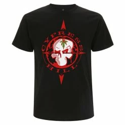 T-shirt Metal Men's Cypress Hill - Skull Compass- Black - NNM