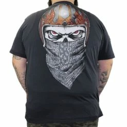 T-shirt Hardcore Men's - PREMIUM SKULL BANDANA - LETHAL THREAT -Men T-Shirts Online Store SKULL BANDANA 2 900x
