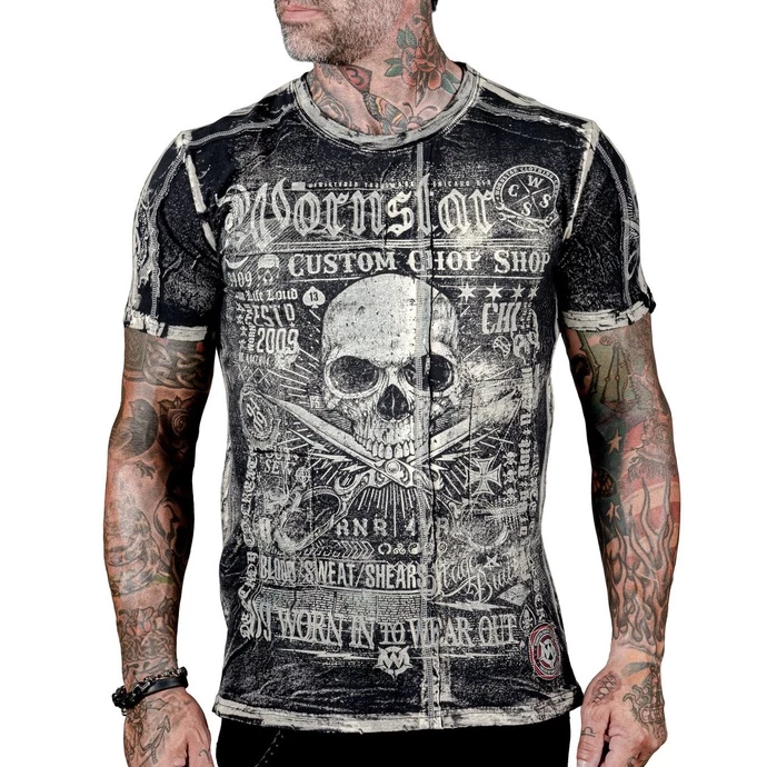 T-shirt Hardcore Men's - Blood Sweat And Shears - WORNSTAR 3 T-shirt Hardcore Men's - Blood Sweat And Shears - WORNSTAR