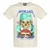 Men's T-shirt METALLICA - CRASH COURSE - VINTAGE WHITE - AMPLIFIED -Men T-Shirts Online Store a210g24