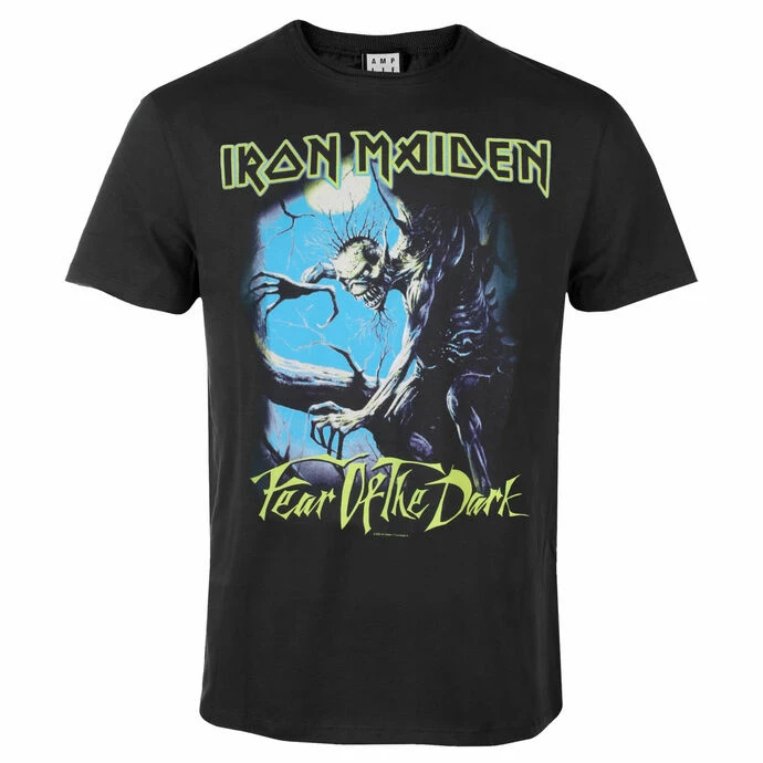 Men's T-shirt IRON MAIDEN - FEAR OF THE DARK - CHARCOAL - AMPLIFIED 3 Men's T-shirt IRON MAIDEN - FEAR OF THE DARK - CHARCOAL - AMPLIFIED