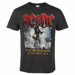 Men's T-shirt AC/DC - BLOW UP YOUR TV - CHARCOAL - AMPLIFIED
