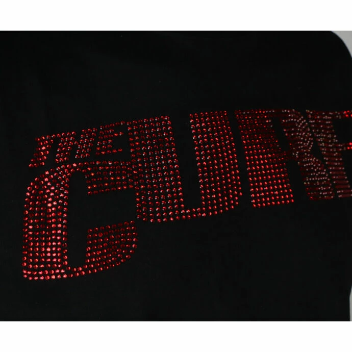 Men's T-shirt Cure - Logo Diamante - BLACK - ROCK OFF 5 Men's T-shirt Cure - Logo Diamante - BLACK - ROCK OFF - Image 3