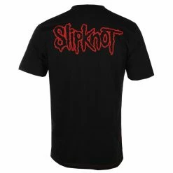Men's T-shirt SLIPKNOT - LOGOS - BLACK / RED - AMPLIFIED 7 Men's T-shirt SLIPKNOT - LOGOS - BLACK / RED - AMPLIFIED -Men T-Shirts Online Store aasa a006