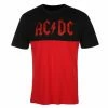 Men's T-shirt AC/DC - HIGHWAY TO HELL - BLACK / RED - AMPLIFIED