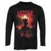 Men's Long-sleeved T-shirt DEICIDE - TO HELL WITH GOD - BLACK - PLASTIC HEAD -Men T-Shirts Online Store aassss047