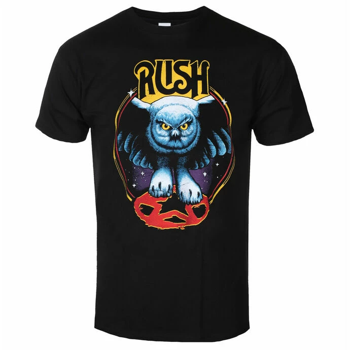 Men's T-shirt RUSH - OWL STAR - BLACK - PLASTIC HEAD 3 Men's T-shirt RUSH - OWL STAR - BLACK - PLASTIC HEAD