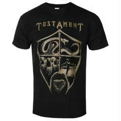 Men's T-shirt TESTAMENT - CREST SHIELD - PLASTIC HEAD