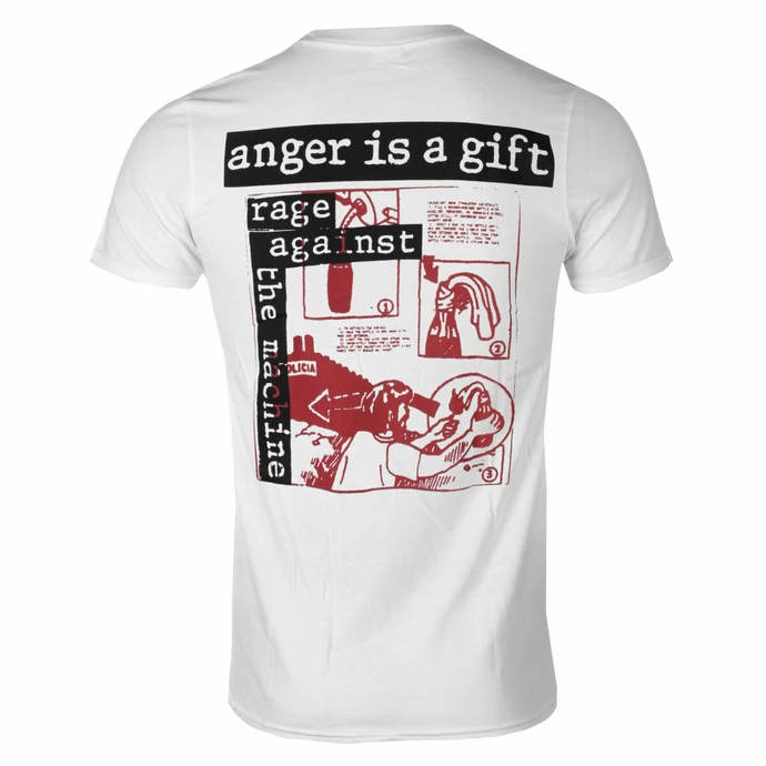 Men's T-shirt RAGE AGAINST THE MACHINE - ANGER GIFT - PLASTIC HEAD 4 Men's T-shirt RAGE AGAINST THE MACHINE - ANGER GIFT - PLASTIC HEAD - Image 2