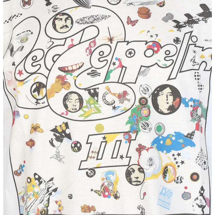 Men's T-shirt Led Zeppelin - III Album - White 4 Men's T-shirt Led Zeppelin - III Album - White - Image 2
