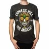 T-shirt Metal Men's Cypress Hill - FLORAL SKULL - AMPLIFIED