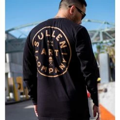 Men's T-shirt Long Sleeve SULLEN - ANTHRACITE -Men T-Shirts Online Store anthracite scm35908q