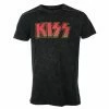 Men's T-shirt KISS - Classic Logo - Snow Wash - ROCK OFF -Men T-Shirts Online Store aock off seda batika p009