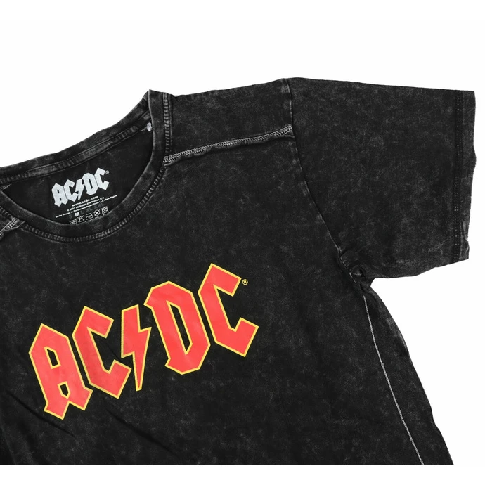 Men's T-shirt AC/DC - Logo - Snow Wash - ROCK OFF 4 Men's T-shirt AC/DC - Logo - Snow Wash - ROCK OFF - Image 2