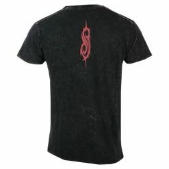 Men's T-shirt Slipknot - Logo - Snow Wash - ROCK OFF -Men T-Shirts Online Store aock off seda batika p020