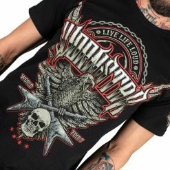 T-shirt Hardcore Men's - Screaming Eagle - WORNSTAR -Men T-Shirts Online Store artist asylum collection screaming eagle tee 2825 5005x