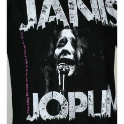 Men's T-shirt Janis Joplin - Shea '70 - BL ECO - ROCK OFF 6 Men's T-shirt Janis Joplin - Shea '70 - BL ECO - ROCK OFF -Men T-Shirts Online Store asaw067