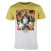 Men's T-shirt The Doors - Floral Square - YELLOW - ROCK OFF 1 Men's T-shirt The Doors - Floral Square - YELLOW - ROCK OFF -Men T-Shirts Online Store asdil 2032 z