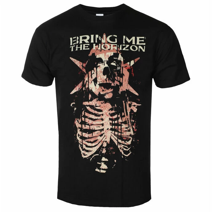 Men's T-shirt Bring Me The Horizon - Skull Muss - Black - ROCK OFF 3 Men's T-shirt Bring Me The Horizon - Skull Muss - Black - ROCK OFF