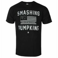 Men's T-shirt SMASHING PUMPKINS - ZEITGEIST FLAG - BLACK - PLASTIC HEAD