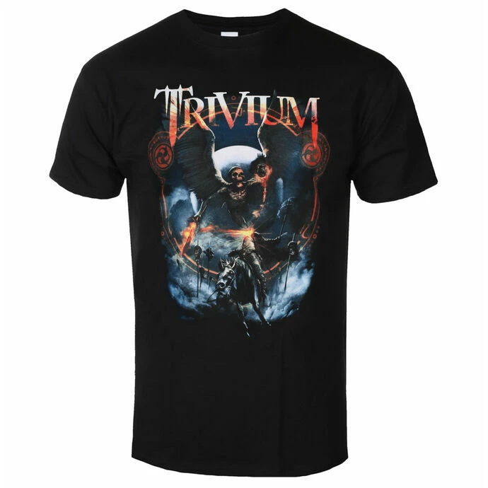 Men's T-shirt TRIVIUM - DEATH RIDER - BLACK - PLASTIC HEAD 3 Men's T-shirt TRIVIUM - DEATH RIDER - BLACK - PLASTIC HEAD
