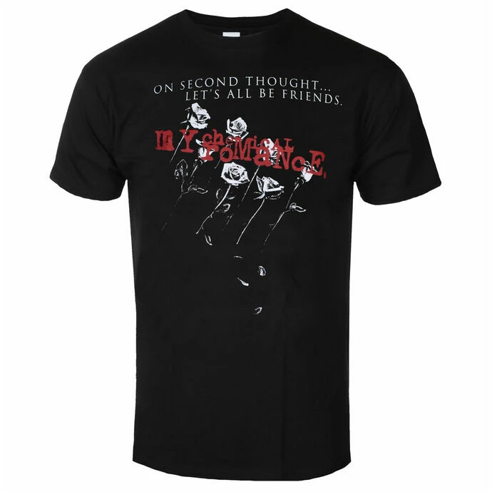 Men's T-shirt MY CHEMICAL ROMANCE - LET'S ALL BE FRIENDS - BLACK - PLASTIC HEAD 3 Men's T-shirt MY CHEMICAL ROMANCE - LET'S ALL BE FRIENDS - BLACK - PLASTIC HEAD