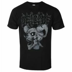Men's T-shirt DEICIDE - SKULL HORNS - BLACK - PLASTIC HEAD