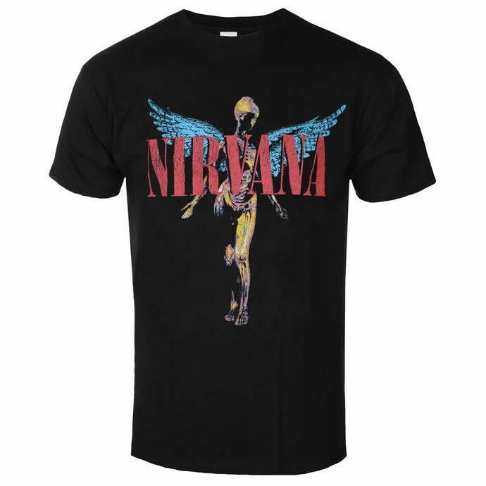 Men's T-shirt Nirvana - Angelic - ROCK OFF 3 Men's T-shirt Nirvana - Angelic - ROCK OFF