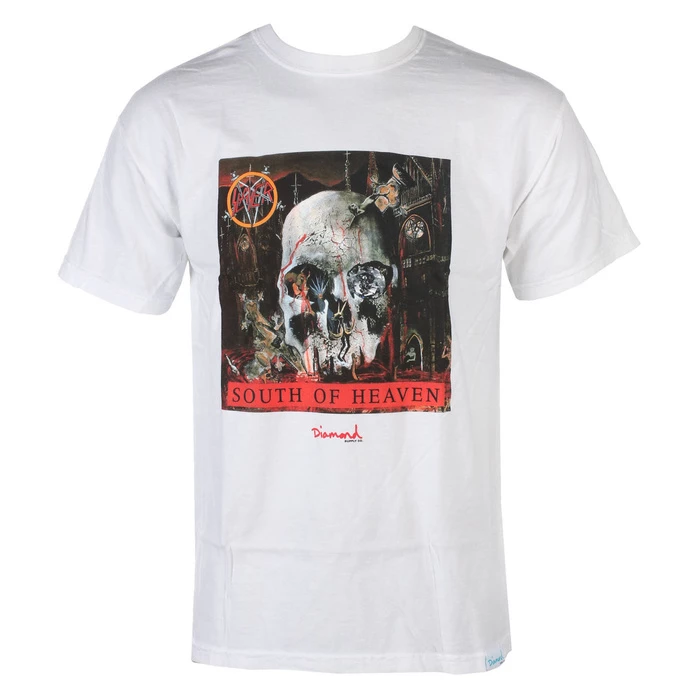 T-shirt Men SLAYER - DIAMOND - South Of Heaven - White 3 T-shirt Men SLAYER - DIAMOND - South Of Heaven - White