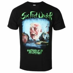 Men's T-shirt SIX FEET UNDER - NIGHTMARES OF THE DECOMPOSED - PLASTIC HEAD