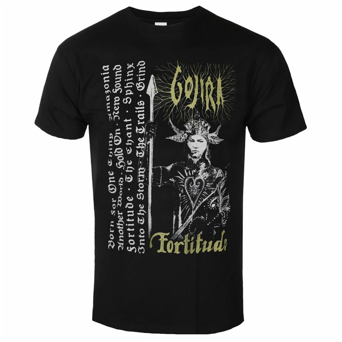 Men's T-shirt GOJIRA - FORTITUDE TRACKLIST - ORGANIC - PLASTIC HEAD 3 Men's T-shirt GOJIRA - FORTITUDE TRACKLIST - ORGANIC - PLASTIC HEAD